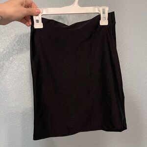 Fashion Nova Black cinched mini skirt